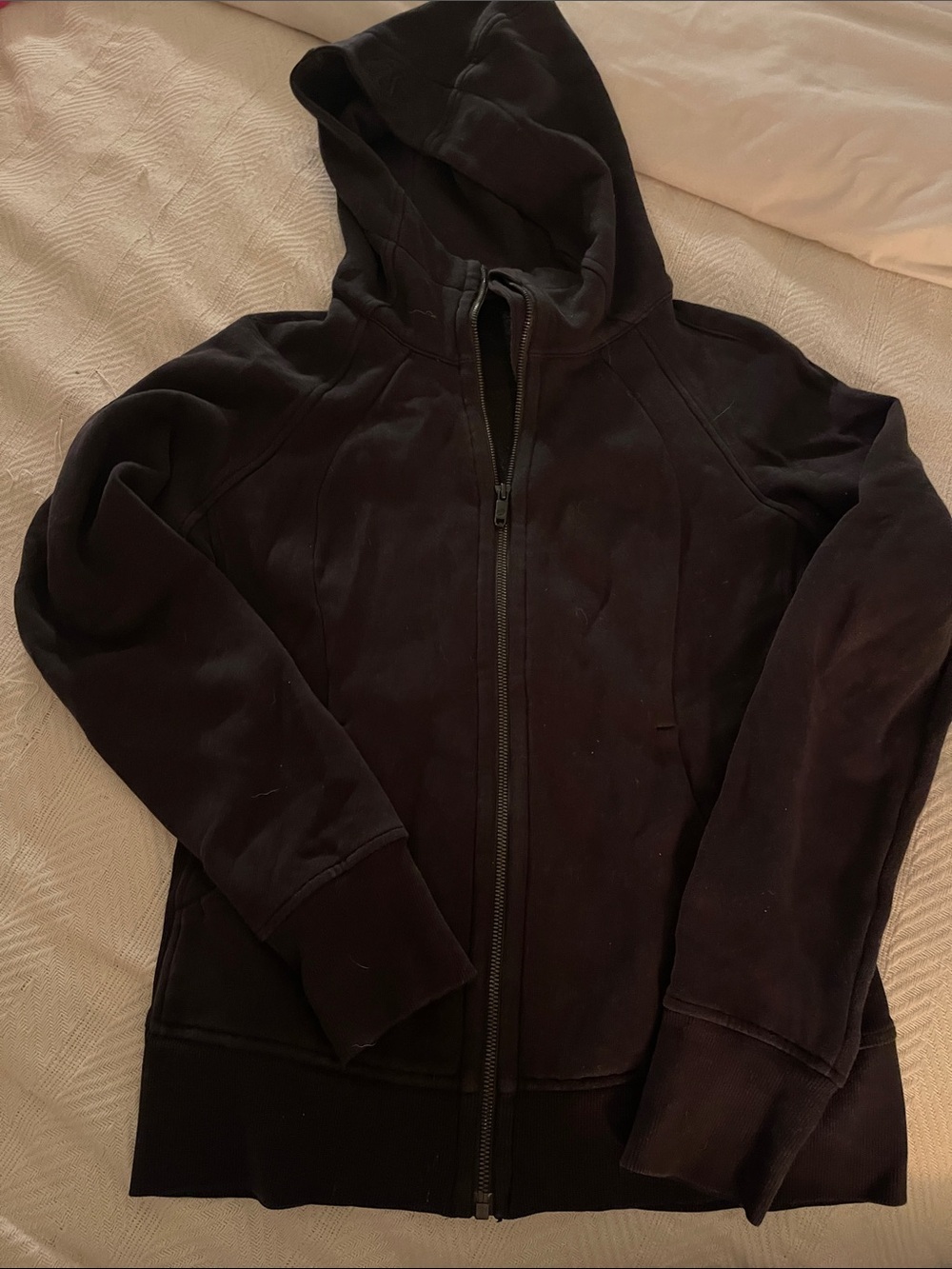 lululemon athletica Black Full-Zip Hooded Sweatshirt
